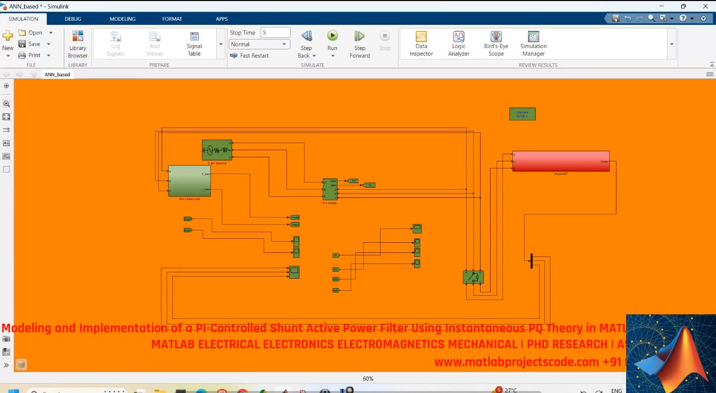Modeling and Implementation of a PI-Controlled Shunt Active Power Filter Using Instantaneous PQ Theory in MATLAB Simulink